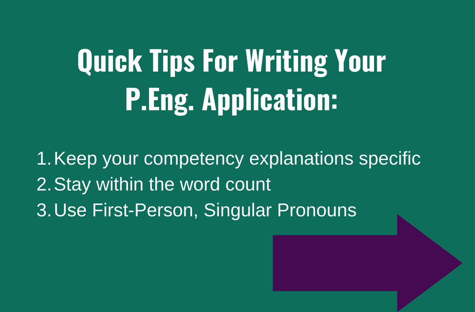 Quick tips on writing your application